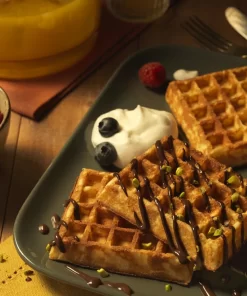 Zachte glutenvrije wafels