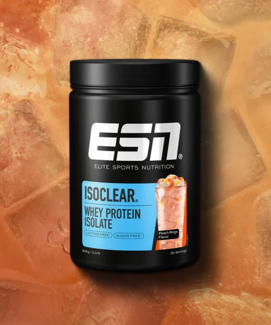ESN IsoClear Whey Protein Peach Rings